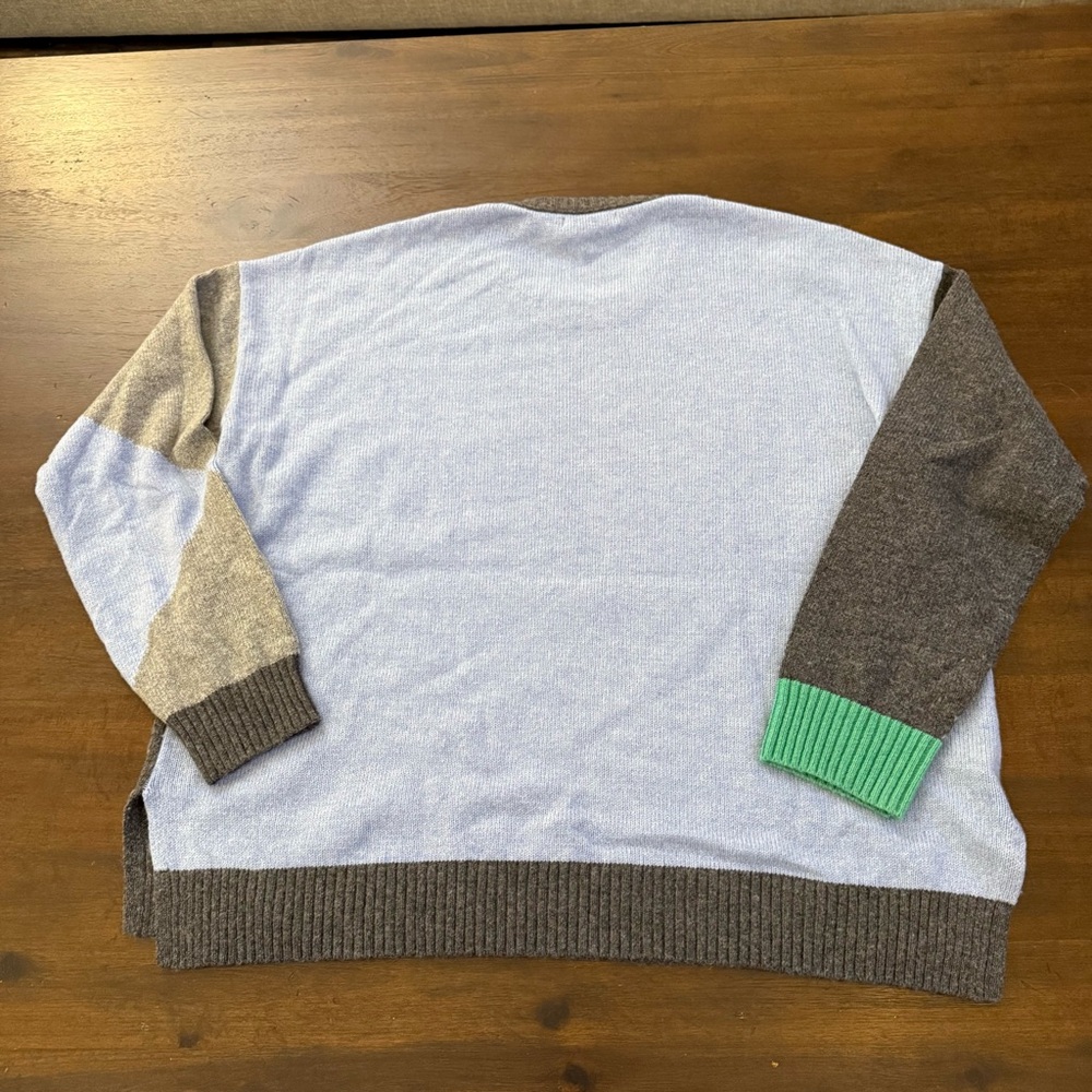 Zacket And Plover Geometric Patterned Gray Sweater - image 5